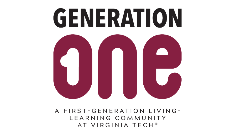 The Generation One Living-Learning Community Logo
